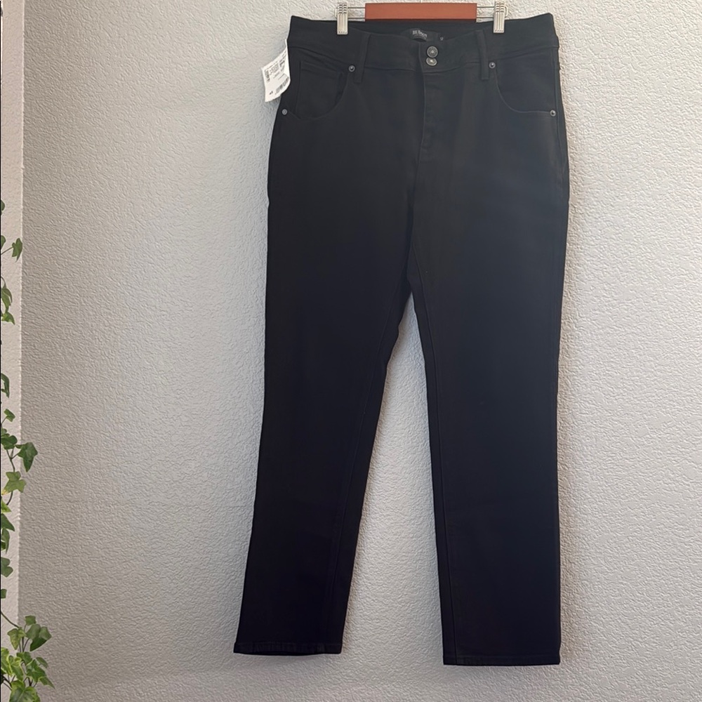 Hudson Jeans Black Straight Leg Size 12